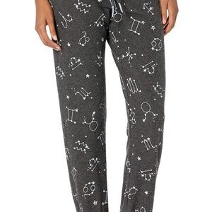 NWT PJ Salvage Dark Gray “what’s your sign” top and bottom sweat set Size S